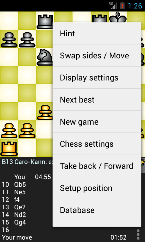 GitHub - dbratcher/NextMove: An Android App which takes a picture of a chess  board and presents the player with the next move that will work best